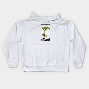 Coconut Grove Miami Florida Kids Hoodie